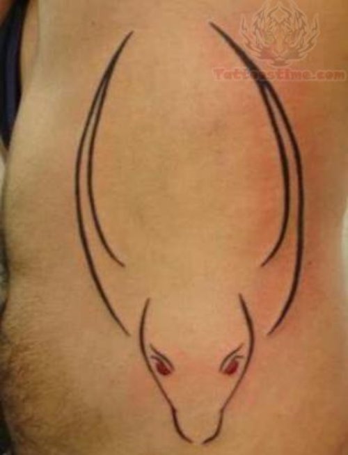 Taurus Lower Back Tattoo